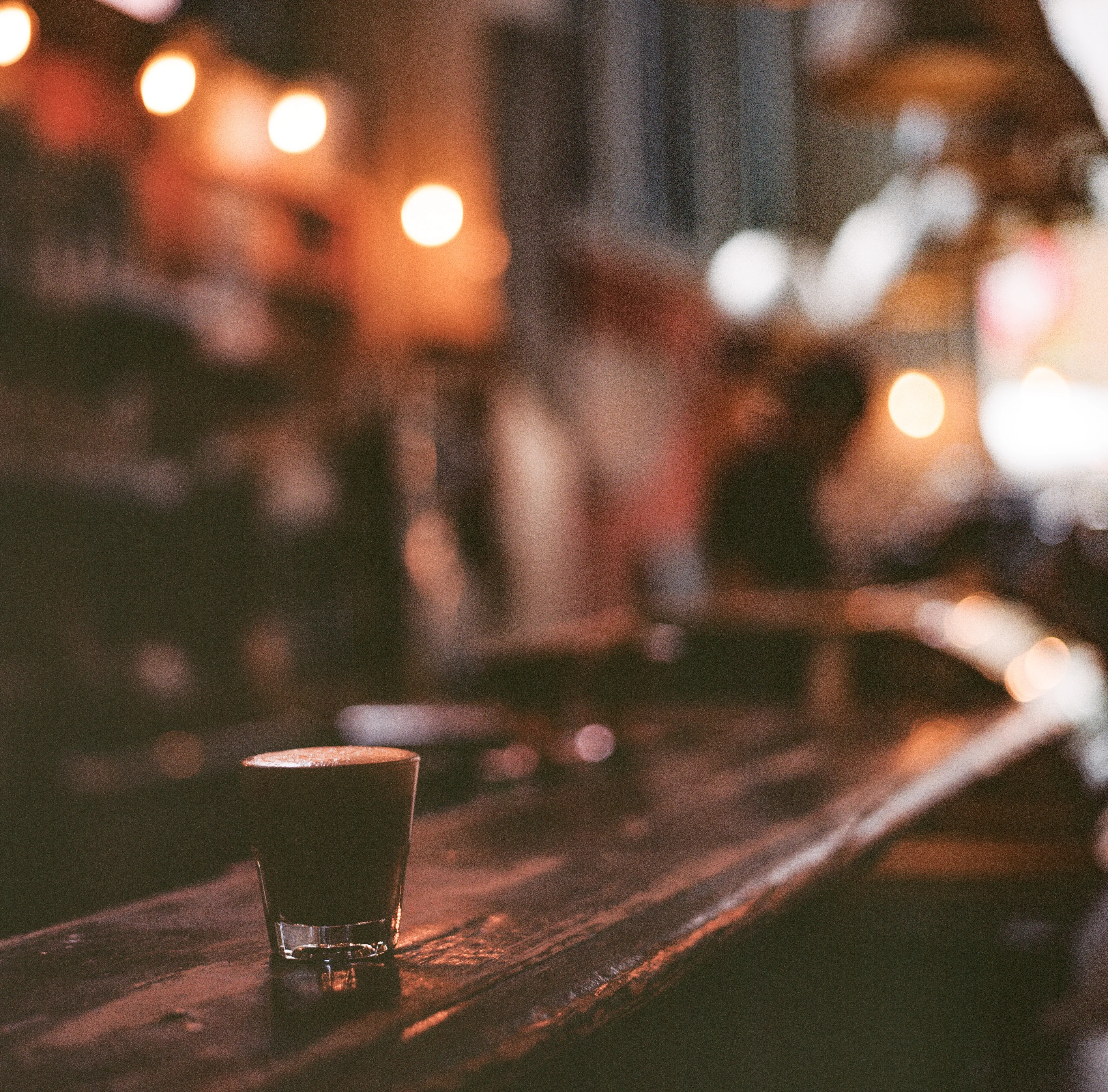 Espresso at bar NO