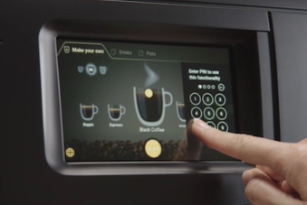 NO Cafitesse Excellence Compact Touch - locked drinks supply - step 2