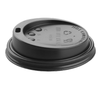 Plastlokk Svart 12oz -10 x 100 stk
