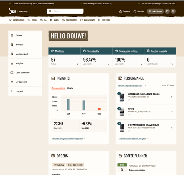 Mit JDE Dashboard NO